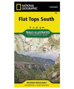 NATIONAL GEO MAPS–flat tops south #151-603294 2