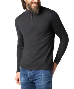 SMARTWOOL-sweater-mens sparwood 1/2 zip sweater-SW002845