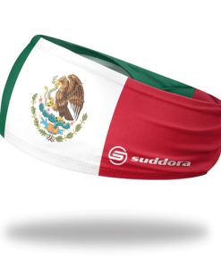 SUDDORA-headband-mexico flag headband 3.5″ tapered-MEXICOFLAGHEADBANDTAPERED 2