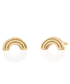 KRIS NATIONS–rainbow stud earrings-E568-G 2