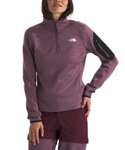 THE NORTH FACE–womens mistyescape 1/4 zip fleece-NF0A87JE