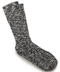 Birkenstock-sock-mens sock slub black ct-1008039 2