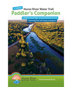 HURON RIVER-water-huron river water trail paddler’s companion, 4th edition-HRPC4