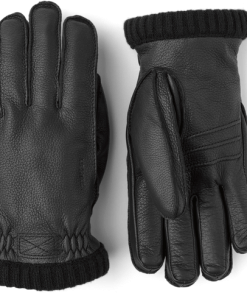 HESTRA–deerskin primaloft ribbed gloves-20210