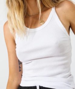 PERFECT WHITE TEE–womens annie recycled tank-T101-ANNIE 2