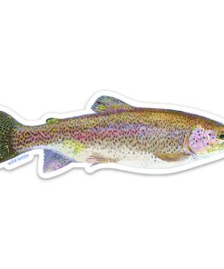 Wild Lettie–rainbow trout sticker -RAINBOWTROUTSTICKER