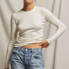 PERFECT WHITE TEE-sweatshirt-womens stella velour shrunken raglan sweatshirt-T199-STELLA 3