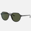 RAYBAN–inverness sunglasses with black frame and green lens-RB2191-901/31 3