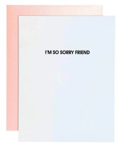 CHEZ GAGNE–i’m so sorry friend card-1304 2