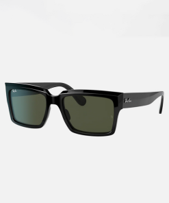 RAYBAN–inverness sunglasses with black frame and green lens-RB2191-901/31 2