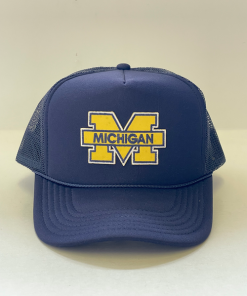 M. Vintage Co–michigan block m foam trucker -MICHIGANBLOCKFOAM