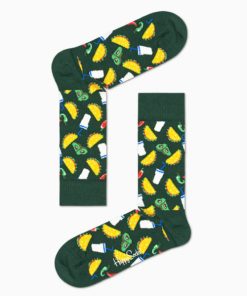 HAPPY SOCKS-sock-mens taco to go sock in 9000-TAC01-9000 2