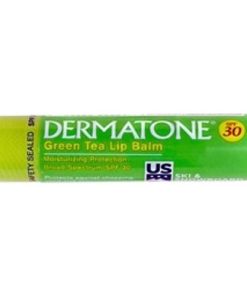 DERMATONE–green tea lip balm .15pz spf30-371620 2