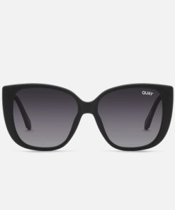 QUAY–ever after sunglasses in matte black / smoke polarized-QW-000923-MTBLK/SMKP 2