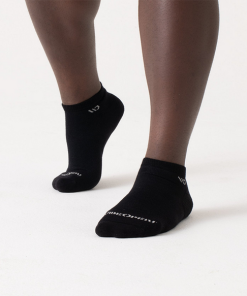 WIDE OPEN-sock-mens solid midweight no show sock-9000