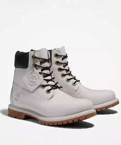 TIMBERLAND-boot-womens 6in premium boot in light grey nubuck-TB0A5SS3 2