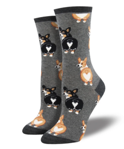 SOCKSMITH-socks-womens corgi butt socks-WNC1595 2