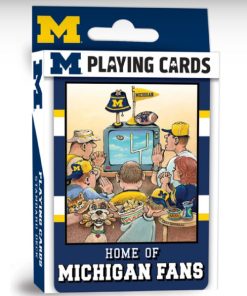 MASTERPIECE PUZZLES–michigan wolverines fan deck playing cards-UMI3400 2