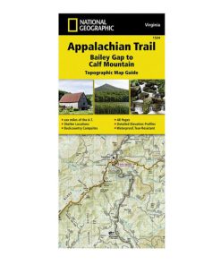 NATIONAL GEO MAPS-gap-appalachian trail: baliey gap to calf mountain # 1504- 2