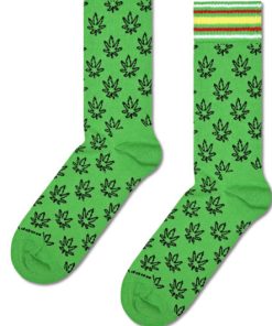 HAPPY SOCKS-sock-mens leaf sneaker sock-P000848 2