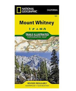 NATIONAL GEO MAPS–national geo maps mount whitney #322-603373 2