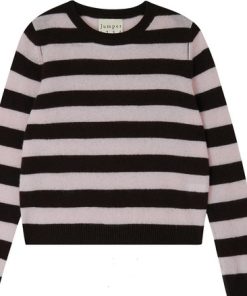 JUMPER1234–womens stripe crew-ZNC24-050 2