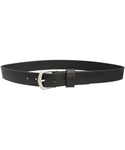 BISON DESIGNS-belt-32mm shackleton leather belt in black-771BLK 2