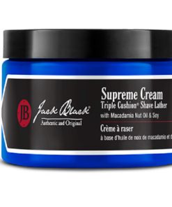 Jack Black–supreme cream triple cushion shave lather, 9.5 oz jar – 2