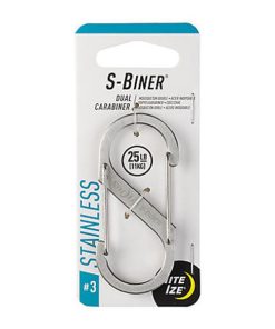 NITE IZE–nite ize s-biner #3 stainless steel-353673 2