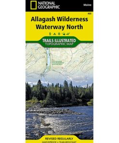 NATIONAL GEO MAPS–liberty mountain allagash wilderness waterway north #400-603254