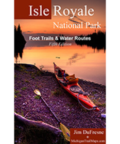 MICHIGAN TRAIL MAPS-water-isle royale national park: foot trails water routes-978-1-946142-03-0 2