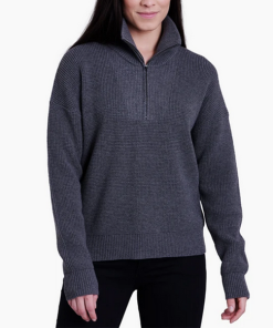 KUHL-sweater-womens norda 1/4 zip sweater-4077