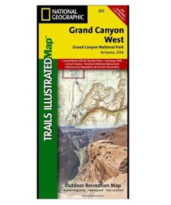 NATIONAL GEO MAPS–grand canyon west #263-603237