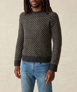 FAHERTY-sweater-mens donegal crew sweater-MYH2419 2