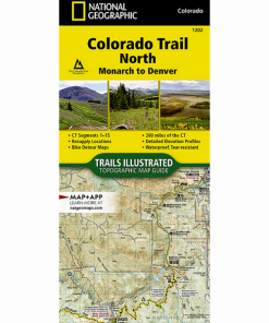 NATIONAL GEO MAPS–colorado trail north #1202-1202 2