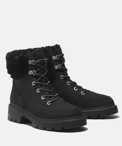 TIMBERLAND–womens cortina valley winter hiker wp black nubuck-TB0A5XQC 2