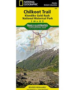 NATIONAL GEOGRAPHIC MAPS–chilkoot trail klondike gold rush national historic park #254-603126 2