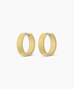 GORJANA–catalina hoops – gold-237-002-G 2