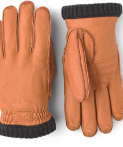 HESTRA–deerskin primaloft ribbed gloves-20210 2