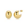 KRIS NATIONS–womens ice cream enamel stud earrings in gold-E819-G 3