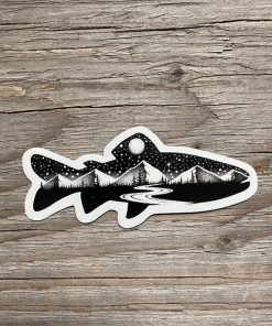 STICKER ART-sticker-the trout sticker-470176 2