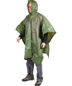 PEREGRINE OUTFITTERS–vinyl poncho military green-518631 2