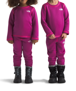 THE NORTH FACE–kids dotknit thermal set-NF0A88VT