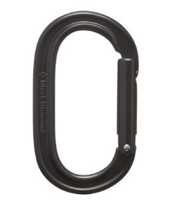 BLACK DIAMOND EQUIPMENT LTD.–oval keylock carabiner – black – o/s-210083-BLACK 2