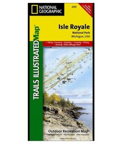 NATIONAL GEO MAPS–isle royale national park #240-603114 2