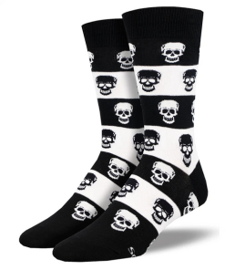 SOCKSMITH-sock-mens skull sock-MNC3054 2