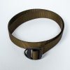 BISON DESIGNS-belt-rough cut leather belt in crazy horse black-73CHBK 3