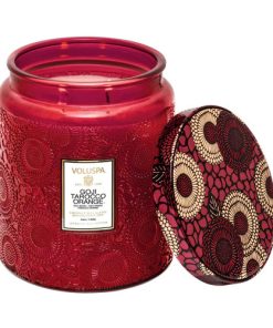 VOLUSPA–large glass jar candle 100hr/18oz-723 2