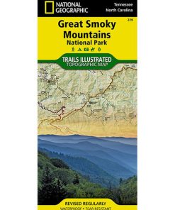 NATIONAL GEOGRAPHIC MAPS–great smoky mountains np #229- 2