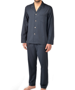 MAJESTIC INTERNATIONAL–mens core l/s pajama set-3805190 2